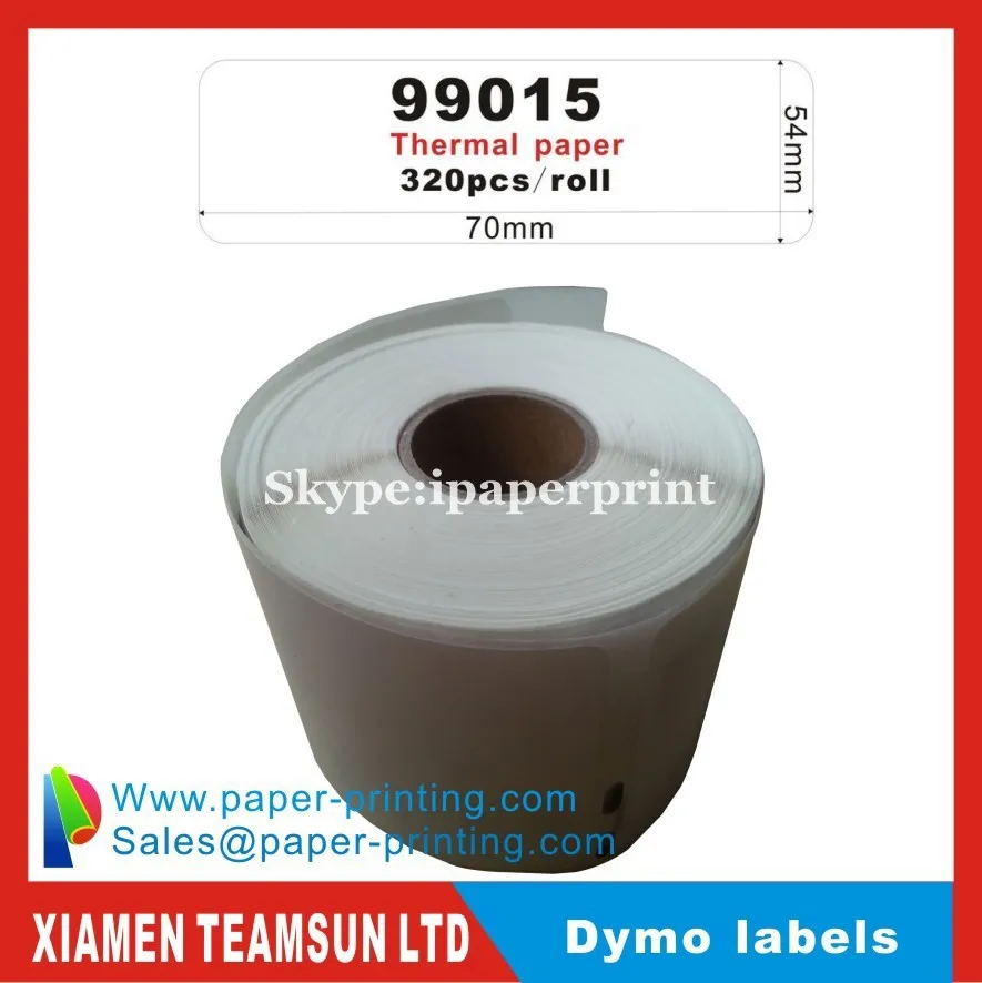 150 x rolls dymo 호환 레이블 99015, 54x70mm, 롤 당 320 레이블 dymo 레이블, dymo99015 dymo 99015