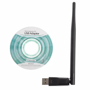 

150Mbps 802.11n/g/b USB Network LAN Dongle WiFi Wireless Adapter 5dBi Antenna New Drop shipping-PC Friend
