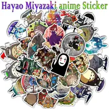 50 шт. Хаяо Миядзаки аниме наклейка Тоторо/Унесенные призраками наклейки s для скейтборда ноутбука граффити игрушка наклейка s Аксессуары для гитары