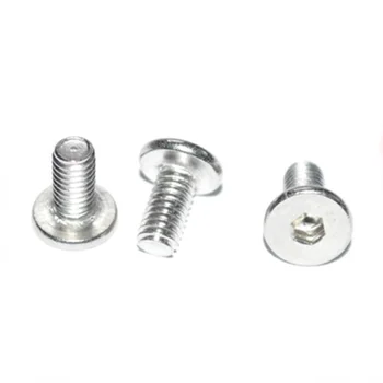 

30Pcs M2.5 Flat Countersunk C head OD 4mm-5.5mm Allen inner hexagon Screws Thin Stainless Steel Screw bolt Length 3mm-8mm