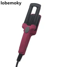 Профессиональная машинка для завивки волос три бочки бигуди мини три трубки