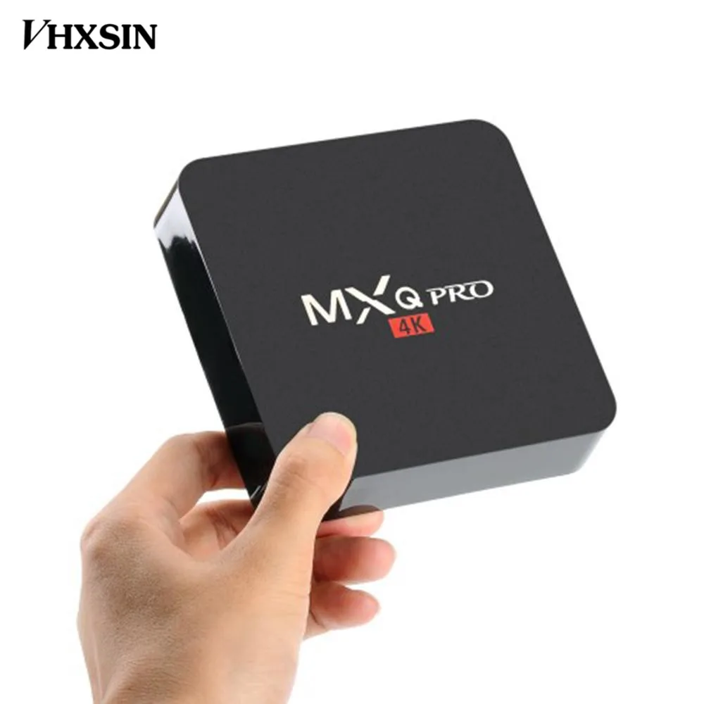 VHXSIN 10 шт. телеприставки hd плеер MXQ PRO 1 + 8 г Android 7 tv Box WI FI Rockchip rk3229 Quad Core|ТВ-приставки и
