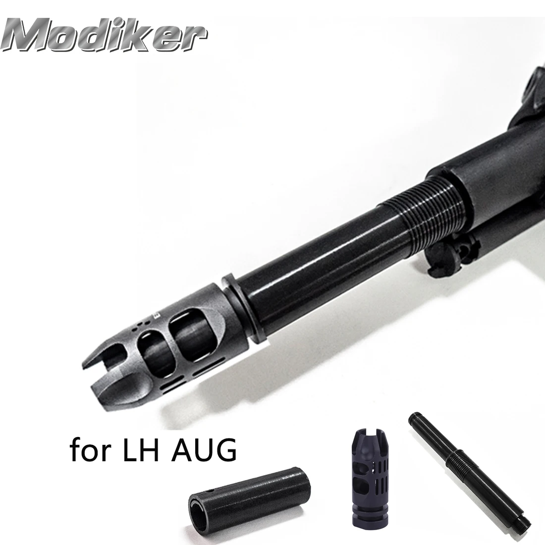 

MODIKER 14mm Hole Decorative Cap DK Adjustable Hop Up 3D Printed Short Convex Shape Casing for LH AUG Water Gel Beads Blaster