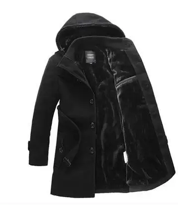 Popular Hooded Wool Coat for Men-Buy Cheap Hooded Wool