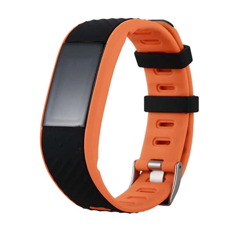 Продвижение-фитнес-трекер, умные часы, водонепроницаемые, P4, браслет, кровяное давление, часы, кислород, пульсометр, Smart Watc - Цвет: Orange