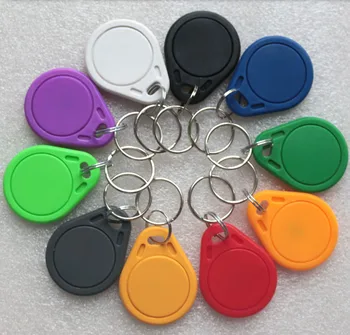 

10000pcs 13.5MHZ UID Changeable MF S50 1K IC Keys Keyfobs Token Tags S50 NFC Clone Copy Back door Rewritable Blank Magic Card