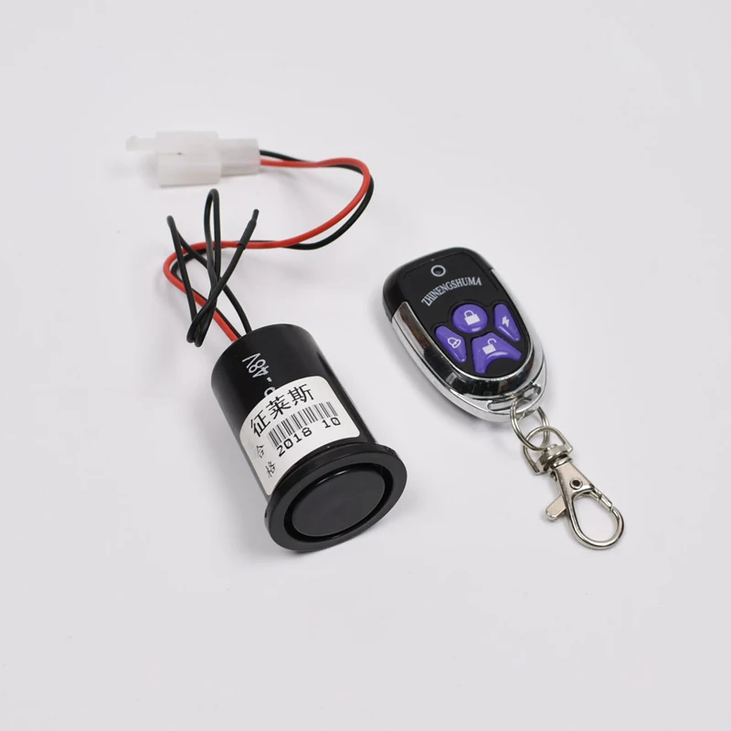 Sale Electric bicycle alarm 24V36V48v60v battery alarm simple battery box alarm battery alarm 0