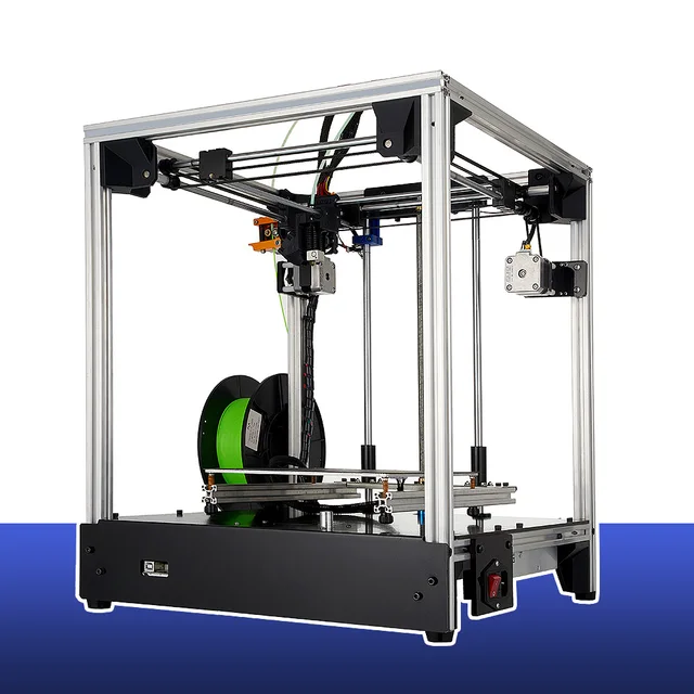 Best Price 3d printer FDM 205*205*245mm size Full metal structure 3d-printers 3D  hot bed Soft magnetic sticker 2019NEW DIY KIT 3D PRINTERS