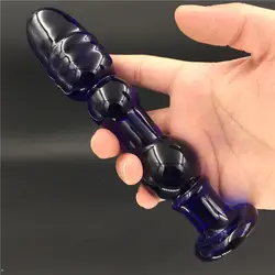 Синий классический кристалл анальный Анальная пробка сексуальная игрушка-Пенис взрослые продукты для мужчин и женщин Анальная пробка