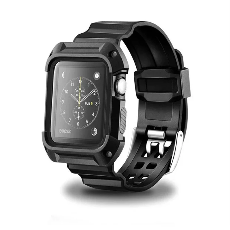Горячая Распродажа! Спортивный ремешок BUMVOR для Apple Watch 40/44/42/38 мм iwatch5/4/3/2 резиновый