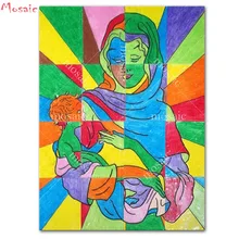 Фото на заказ, алмазная живопись, вышивка крестиком, 5D, сделай сам, алмазная вышивка, мозаика "девственница", головоломка, мозаика, алмаз, домашний декор для наклеек