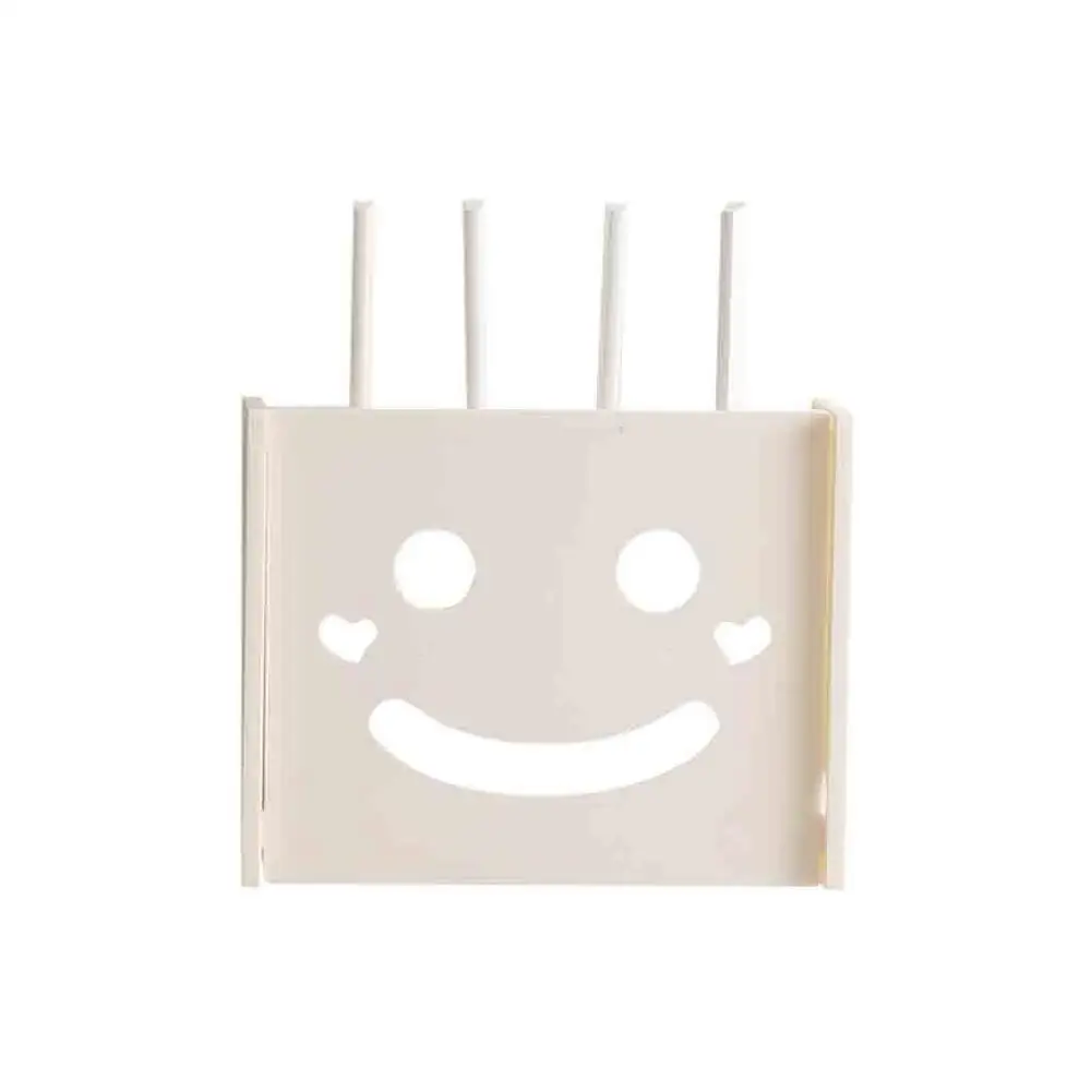 

Rack 100% new high quality waterproof white wall-mounted wireless Wifi router storage box #5M23