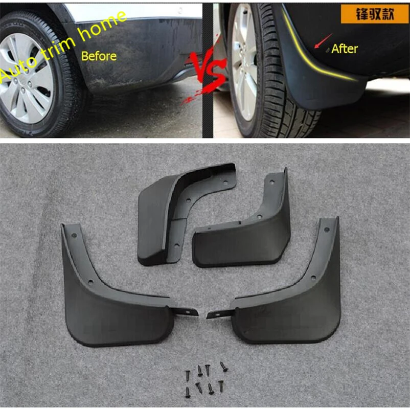 

Lapetus Plastic Mudguards Mud Flap Flaps Splash Guards Fender Protect Kit For Suzuki Sx4 s-cross 2017 2018 2019