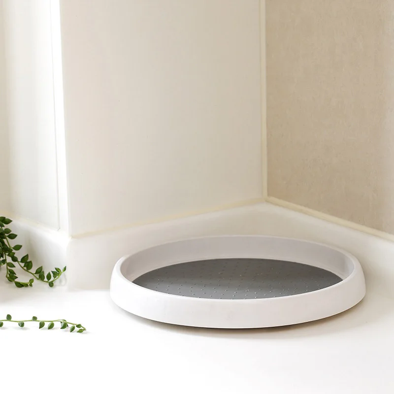

2019 Hot Kitchen Seasoning Bottle Storage Tray Rotary Cabinet Turntable for Kitchen Storage #4