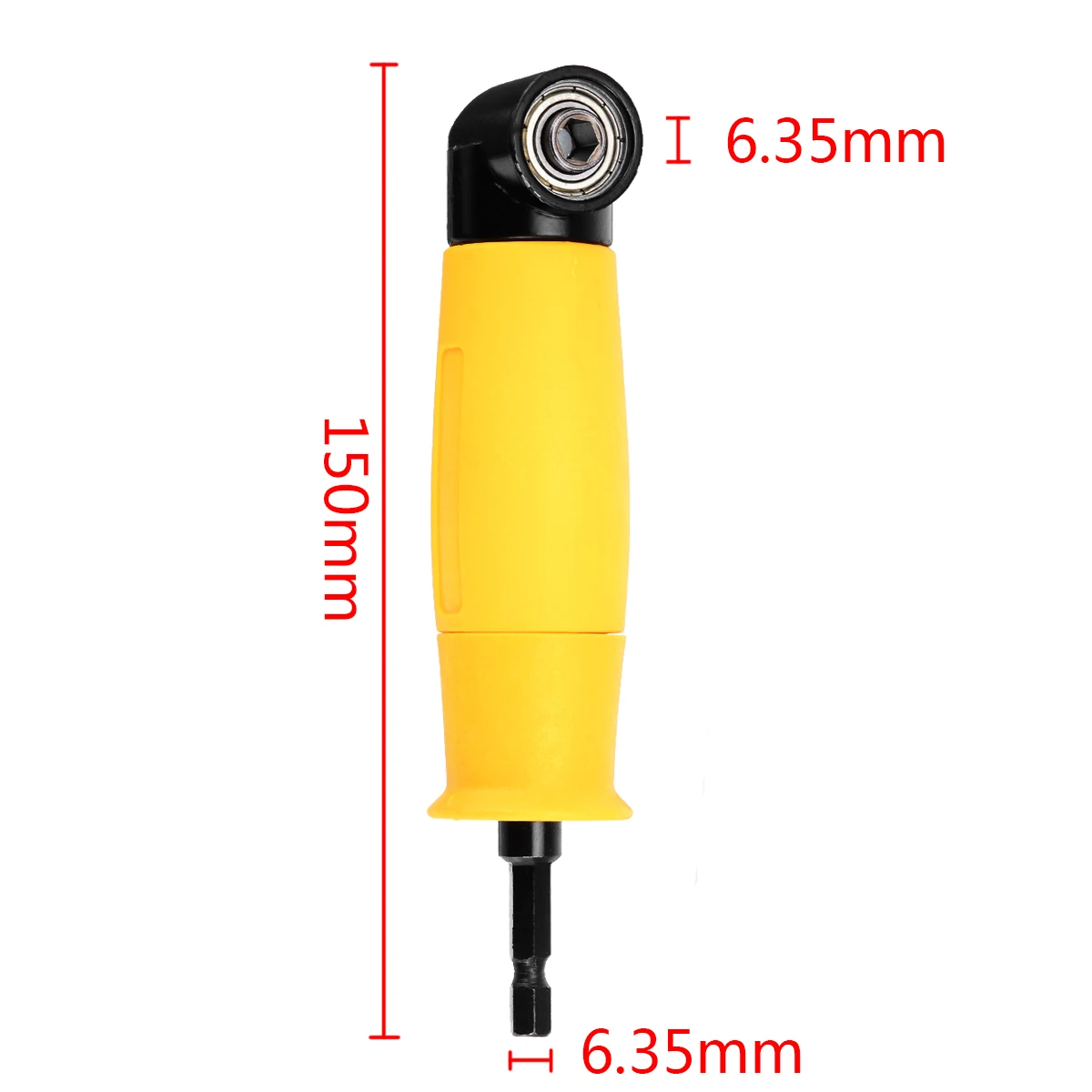 90Degree Angle Extension Drilling Shank Screwdriver 1/4 inch Hex Handle Shank Holder Drill Bit Socket Electric Tool Accessories