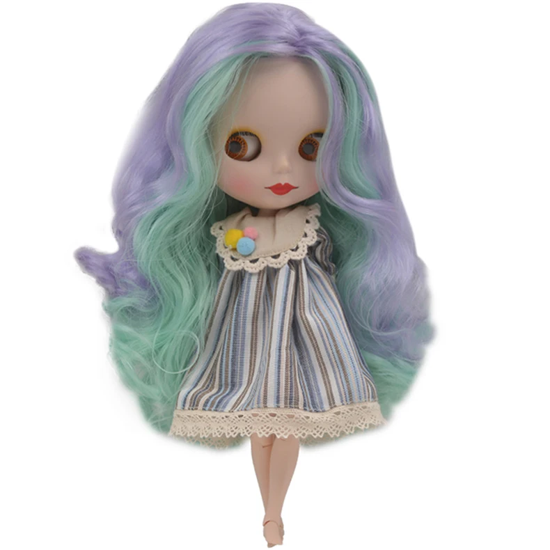 Заводская кукла Neo Blyth, матовое лицо, 1/6 BJD, шарнирная кукла Blyth, куклы для девочек, игрушки для новорожденных детей F