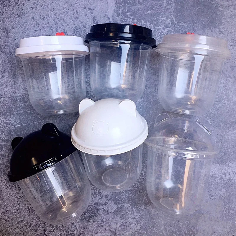 

Happy Monkey 360ml 20pcs/Lot Slime Box New Plastic Slime Container Transparent Storage Box For Fluffy Clear Crystal Slime