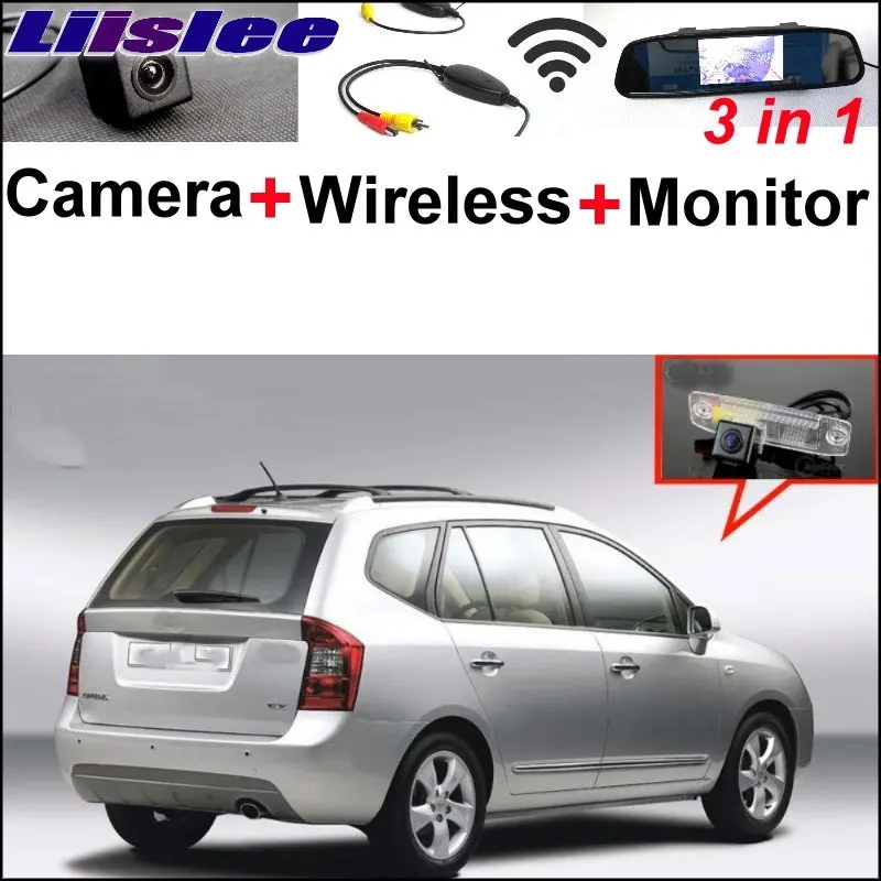 

Liislee Special Rear View Camera + Wireless Receiver + Mirror Monitor Parking System For KIA Carens Ceed Cee'd Rondo 2006~2013