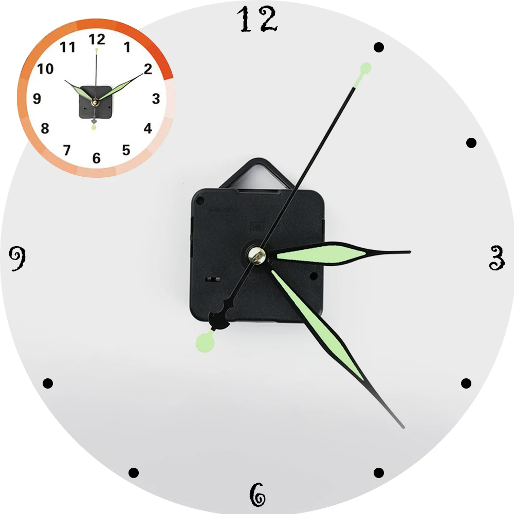 

DIY Clock Mechanism Classic Hanging Black Quartz Watch Wall Clock Movement Pointer Parts Repair Replacement Essential Tools