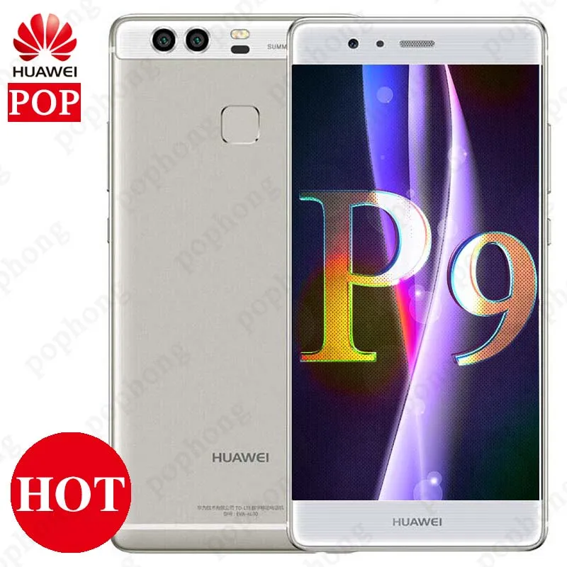 Huawei P9 3/4 ГБ ОЗУ 32/64 Гб ПЗУ Kirin 955 Восьмиядерный 5 2 дюйма смартфон 1920*1080 две sim карты LTE
