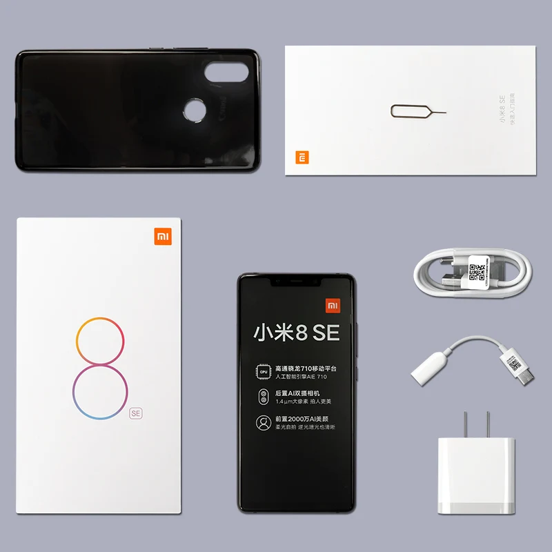 Оригинальный Xiao mi телефон 8 SE 6 ГБ ОЗУ 64 Гб ПЗУ Snapdragon 710 Восьмиядерный 5 88 &quot2144x1080 P
