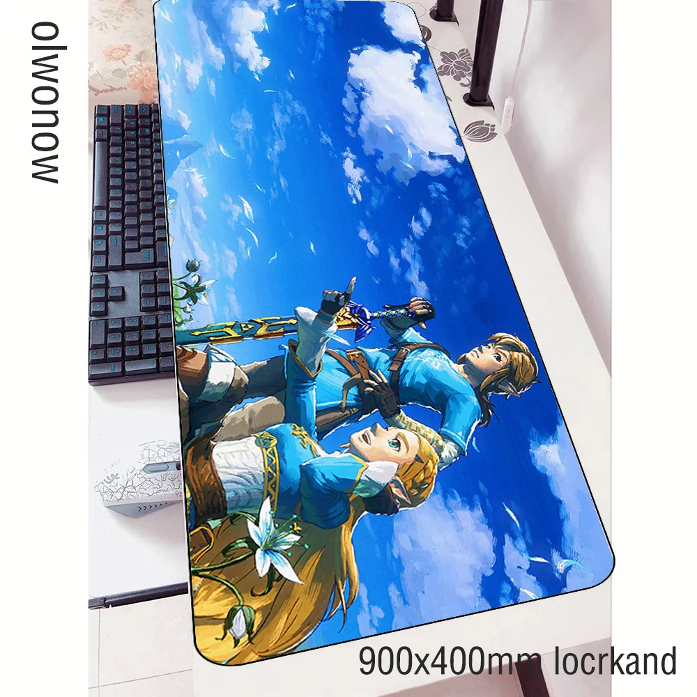 Zelda padmouse 900x400x3 мм игровой коврик для мыши Рождественский большой коврик для мыши игровой компьютерный стол лучший коврик notbook mousemat pc