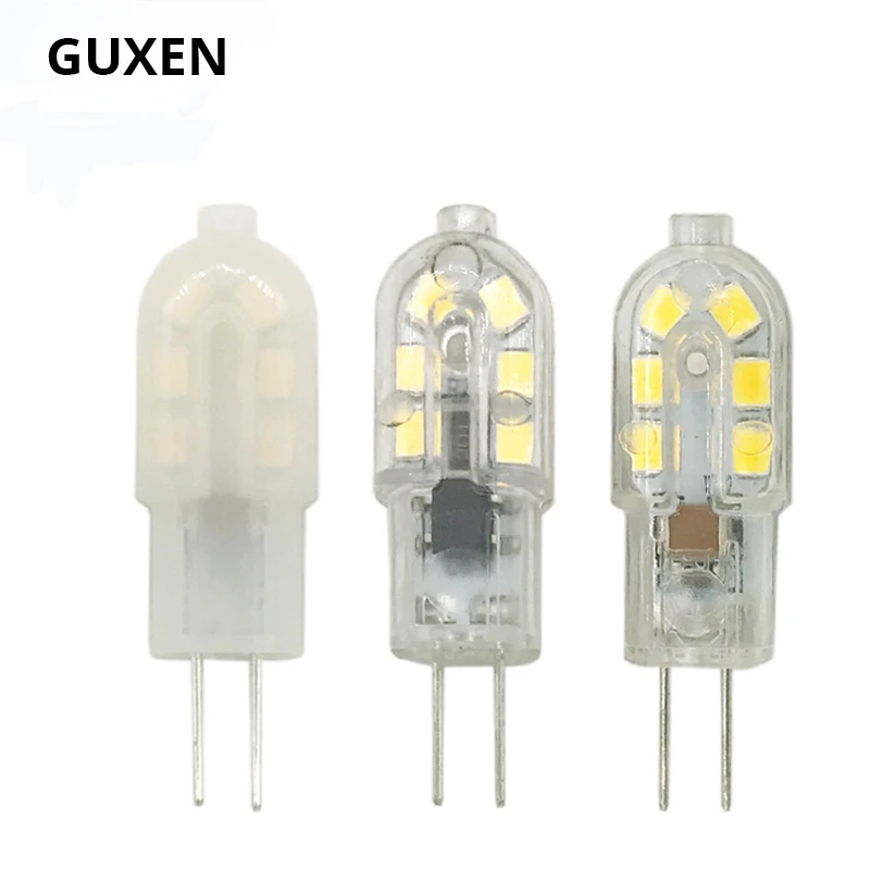 GUXEN 5 ватт Новинка G4 светодиодный AC/DC 12V 12 Светодиодный s лампа светодиодный лампы SMD 2835 Светодиодный G4 светильник заменить 30/лампа, заменяющая галогенновую лампу 40 Вт светильник