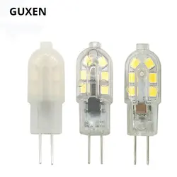 Guxen 5 Вт Новый G4 светодио дный DC 12 В 12 светодио дный s лампы светодио дный лампы SMD 2835 светодио дный G4 свет заменить 30/40 Вт галогенная лампа