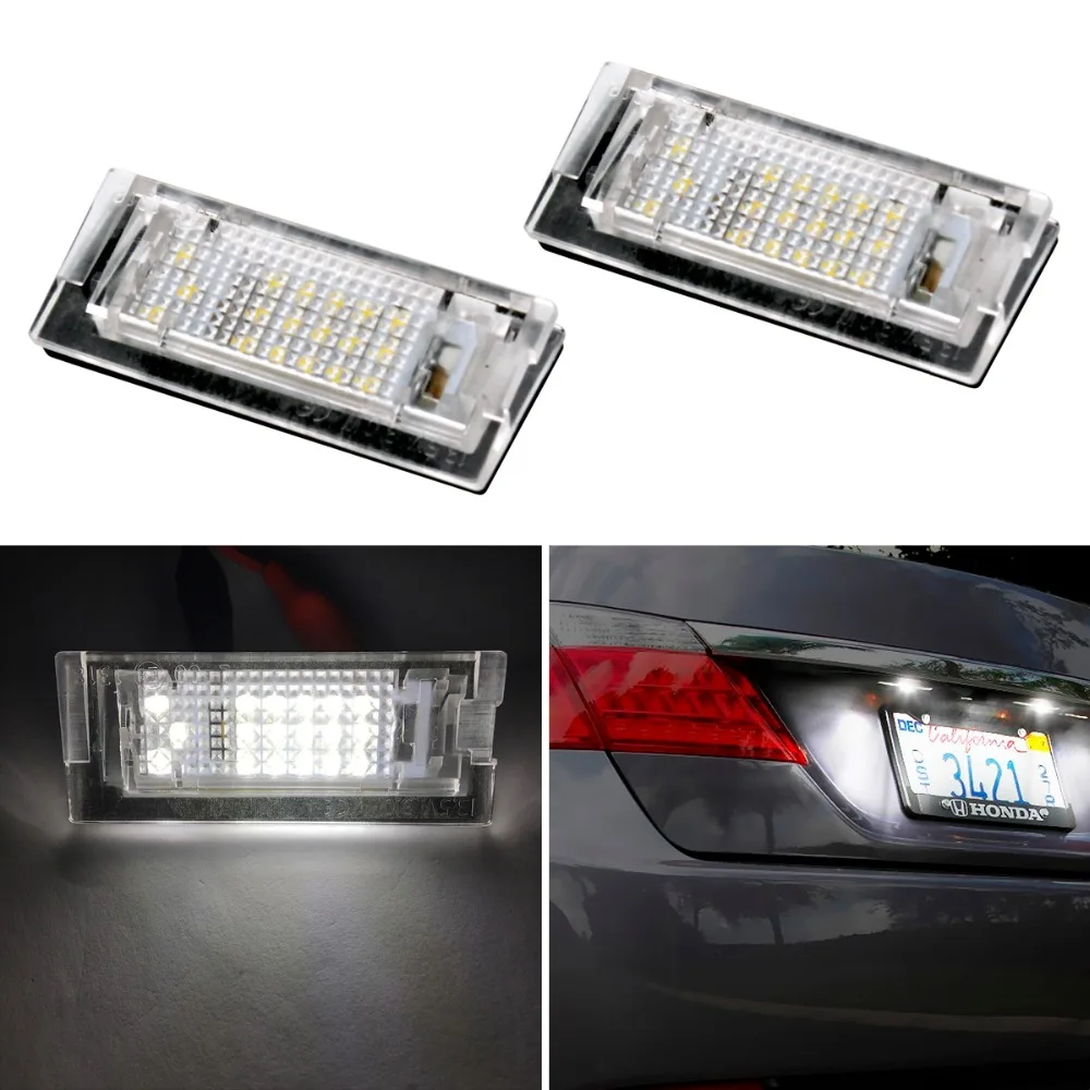 

2xCar styling 18LED License Plate Light Number Plate Lamp For BMW E39 5D 5 Door Wagon Touring Error Free