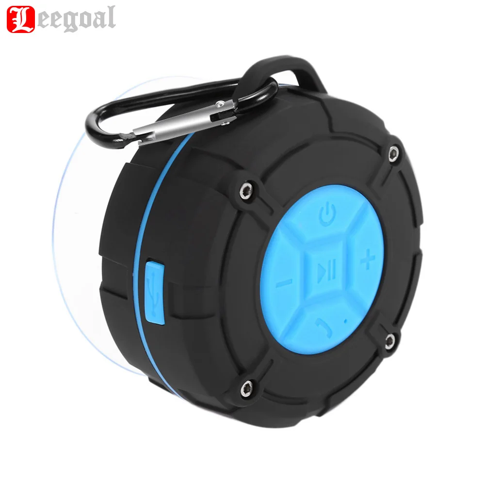 

Kobwa Waterproof Outdoor Bluetooth Speaker Portable Wireless Subwoofer Loudspeaker Shower Bicycle Speakers with Suction Cup
