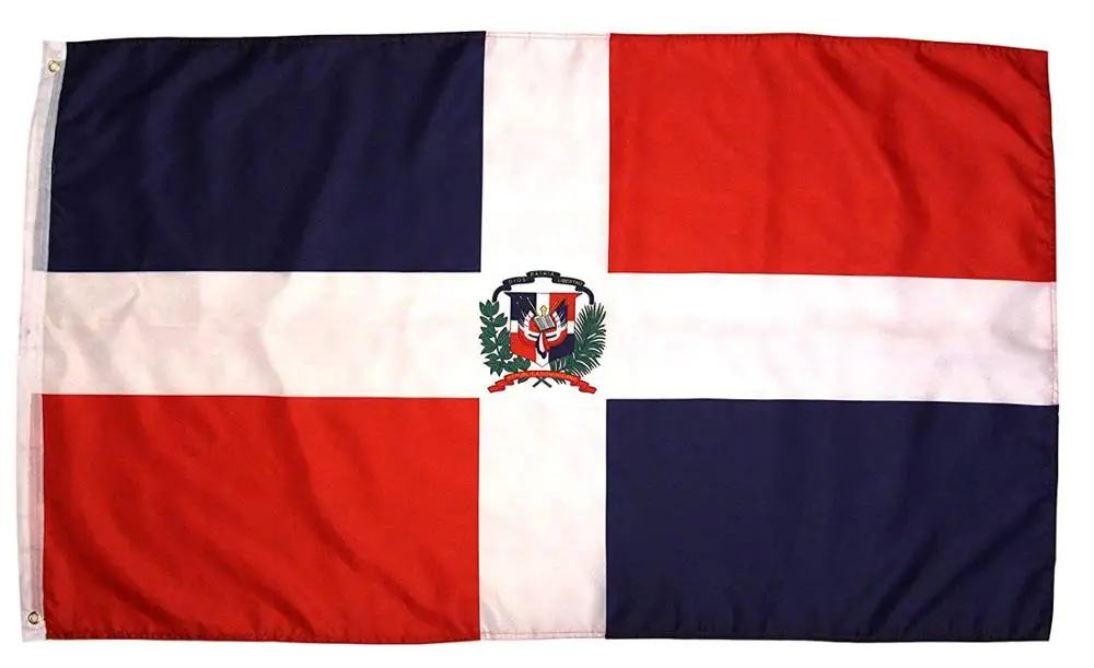 

90 x 150cm 100% polyester 3ft*5ft Dominican Republic Flag