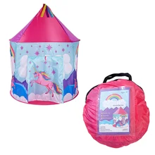 Мультяшный единорог Радуга Небесный замок детская палатка монгольская юрта принцесса игровой дом