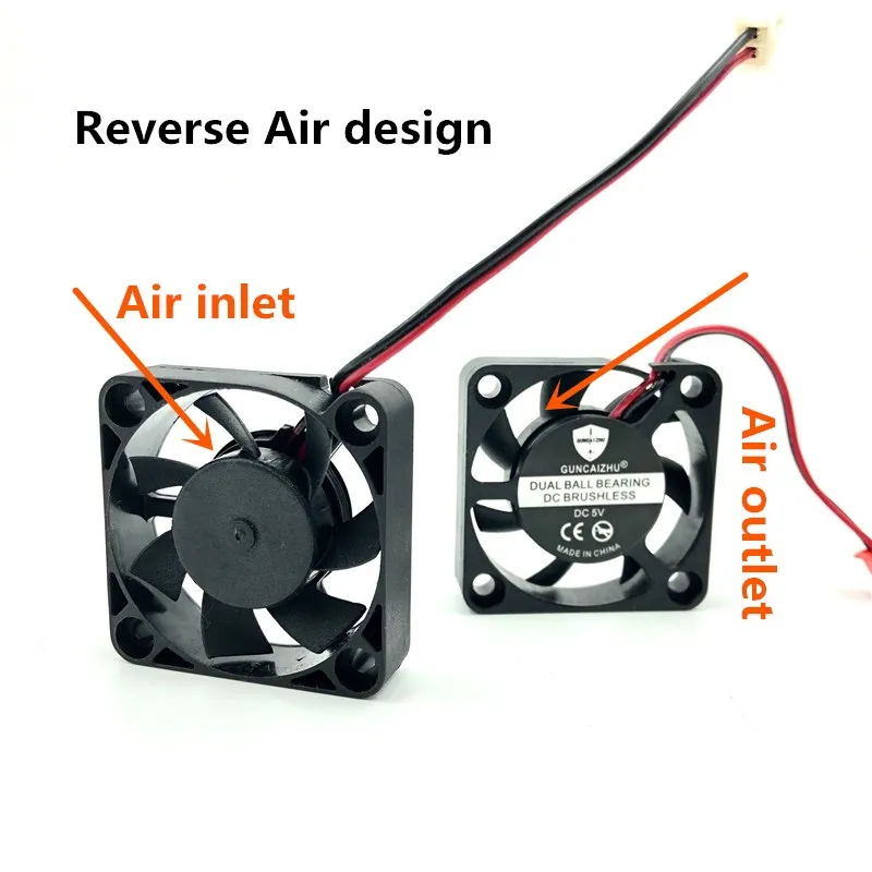 Вентилятор постоянного тока 40 мм тихий 12 В гидродинамический подшипник 4010 4 см обратный вентилятор воздушного охлаждения кулер радиатор мини вентилятор 40x40x10 мм
