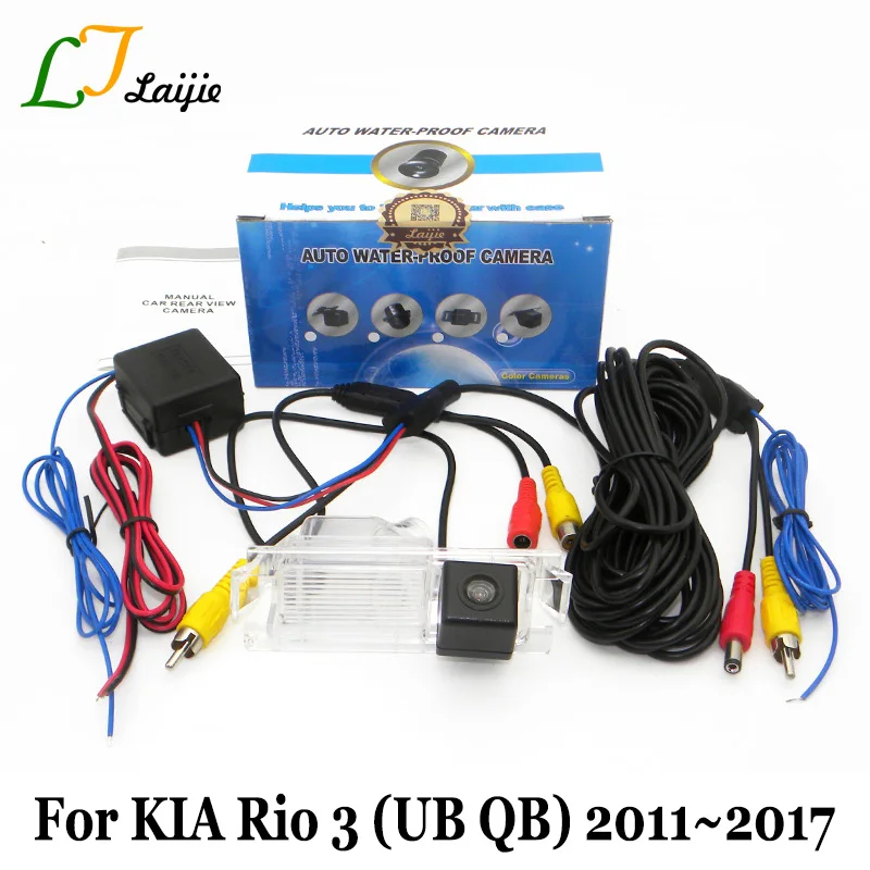 

Car Reverse Camera For KIA Rio 3 R UB QB YB 2011~2019 / HD CCD Rear View Camera For Vehicle / Backup Parking Camera Car
