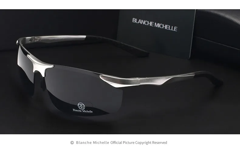 Алюминий алюминиево-магниевого сплава, солнцезащитные очки Для Мужчин Поляризованные UV400 вождения Ночное видение очки спортивные солнцезащитные очки oculos de sol masculino с коробкой