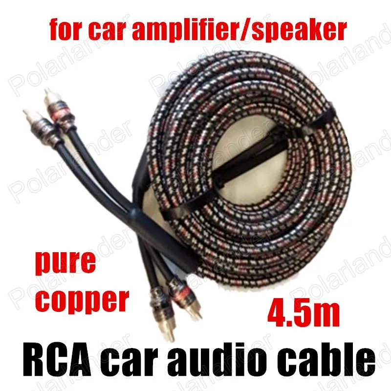 1pc pure copper Car audio cable stereo Cable for car amplifier speaker