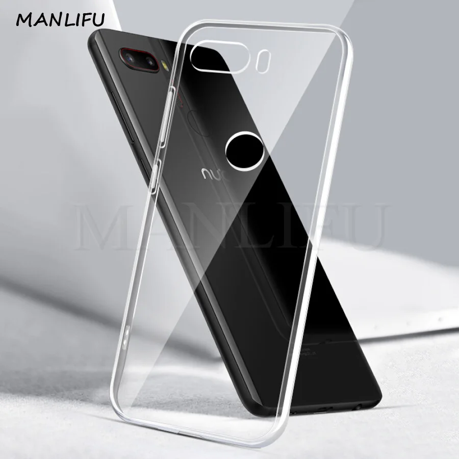 Мягкий ТПУ чехол Капа мягкий для ZTE Nubia Z17 Lite M2 задняя крышка прозрачный
