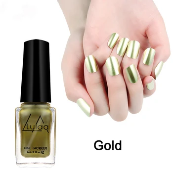 

Mirror Effect Nail Polish DIY 3D Environmentally Friendly Nail Art Decoration NShopping