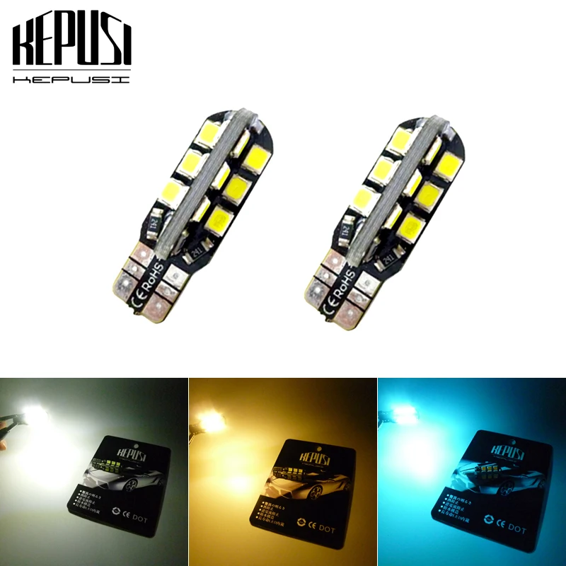 

2x T10 LED Car Light Canbus 194 W5W Auto LED Bulbs Car Styling White Warm white Ice Blue For mazda 3 5 6 xc-5 cx-7 axela atenza