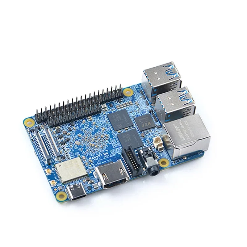 NanoPi M4 2 ГБ/4 ГБ DDR3 Rockchip RK3399 SoC 4 ГГц и с двухдиапазонным Wi Fi Поддержка Android 8 1 Ubuntu ии