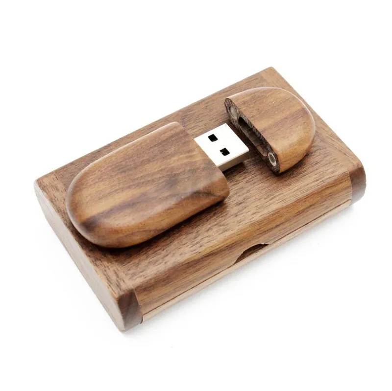 JASTER(более 10 шт. бесплатный логотип) Деревянный usb+ коробка ручка-накопитель 8 ГБ 16 ГБ 32 ГБ usb флеш-накопитель карта памяти с логотипом на заказ свадебный подарок - Цвет: B