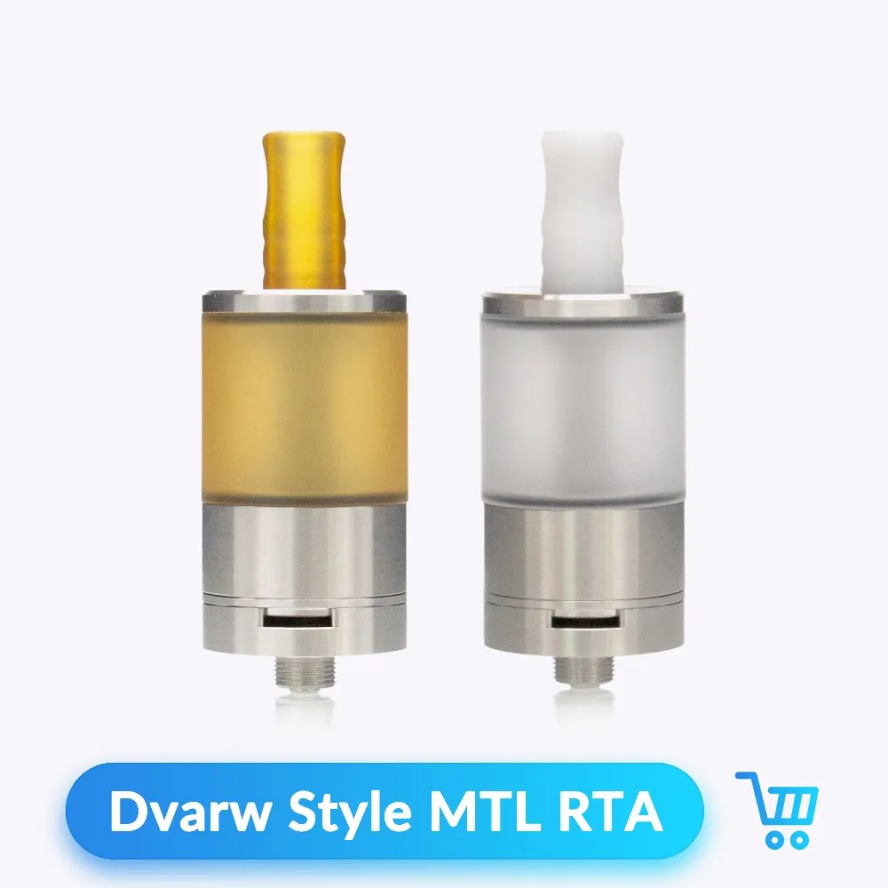 Volcanee Dvarw стиль MTL RTA атомайзер 5 мл Емкость перестраиваемый бак с 510 тефлоновым