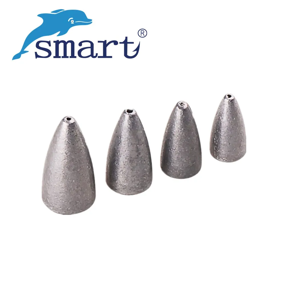 

Smart 10Pcs/Lot 3.5g 4.8g 6.6g 10g Lead Sinkers for Carp Fishing Bullet Shape Lead Weight Carp Fishing Tools Accessories Pesca