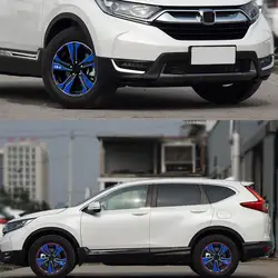 Автомобильные колеса Ступицы наклейки и наклейки для Honda CR-V 2017 автомобиль-Стайлинг автомобиля шины обода украшения аксессуары для 2017 Honda CRV