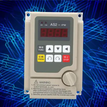 

Single Phase Input/3 Phase Output 220V Variable Frequency Converter Inverter for 0.75KW Motor frequency