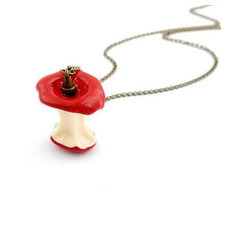 Wholesale Fashion Retro Vintage Cute Apple Core Pendant fairy tale