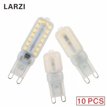 LARZI 10Pcs 220V G9 Led Lamp 14 22 32 LEDs SMD 2835 Led g9 Mini bulb Spotlight For High Quality Chandelier Replace Halogen Light