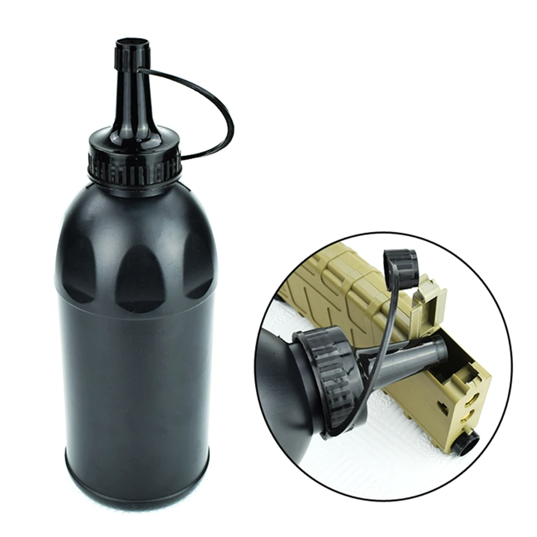 

Funny Bullet Artifact Bottle for Water Gel Beads Blaster CS Battle - Black