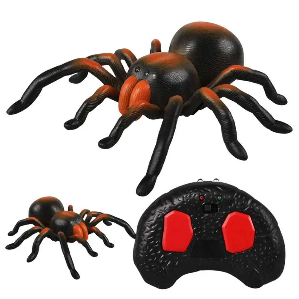 RCtown Высокая моделирования паук игрушка дистанционное управление интерактивные игрушки детей/подростков Забавный розыгрыш инструмент zk30