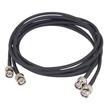 

10 piece BNC Male to BNC Male M/M RG58 CCTV Camera Coaxial Cable Adapter Lead Jumper Coax Male Extension Cable 1.8M